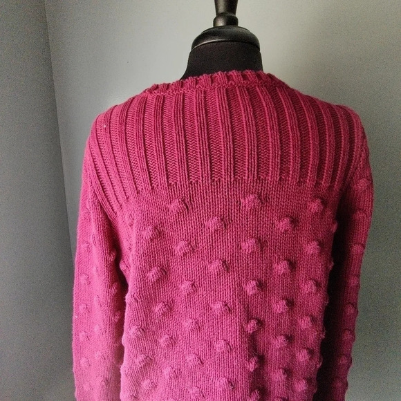 Vince Camuto Pom Pom Chunky Sweater - Picture 4 of 4